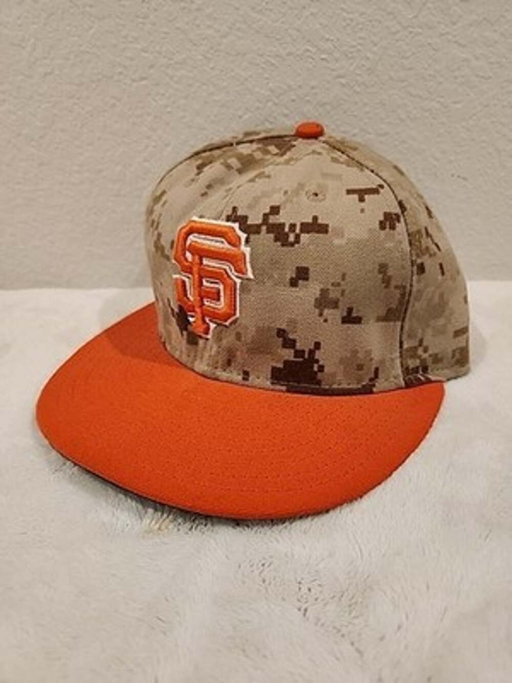 San Francisco Giants Hat Cap Fitted Mens 6 7/8 Camo MLB Baseball New Era 59FIFTY